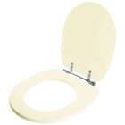 Tampa De Vaso Poliester Fast Bege | Creme Para Bacia Deca